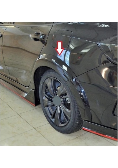 Honda Cıvıc Fc5 2016-2020 Arka Camurluk Kabartma Dızayn A  Typer
