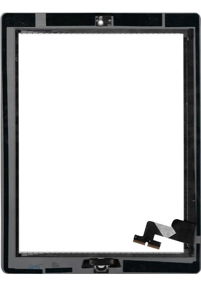 Apple Uyumlu İpad 2 A1396 Butonlu Dokunmatik Beyaz Tt