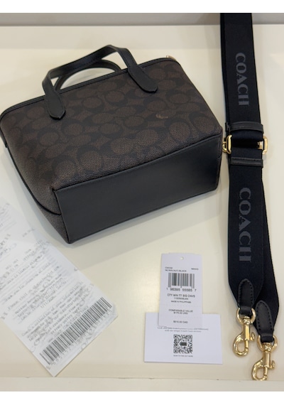 Coach City Mini Tote Kadın Çanta Acı Kahverengi