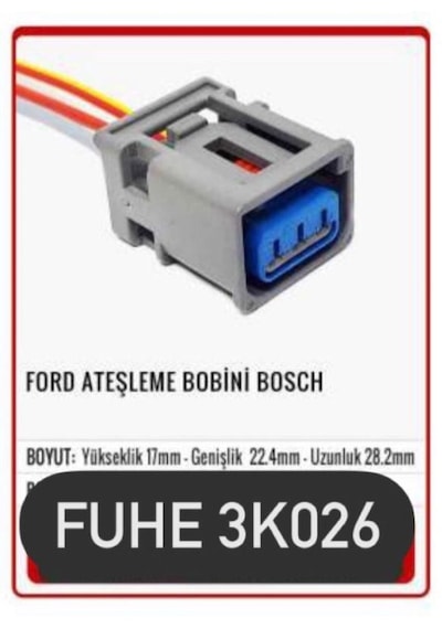Fhe 3k026 Ford Uyumlu Ateşleme Bobini Bosch