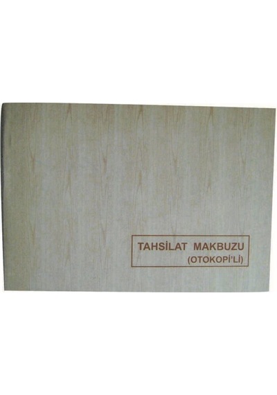 Bej Tahsilat Makbuzu 2 Nüsha Otokopili