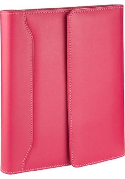 Organizer Ajanda Tarihsiz Kareli 22x26 CM - Fuşya