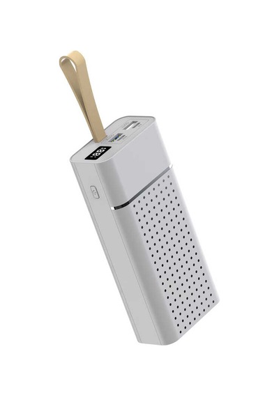 Zore B-33 30000 mAh Askılı Led Göstergeli Taşınabilir Powerbank Beyaz