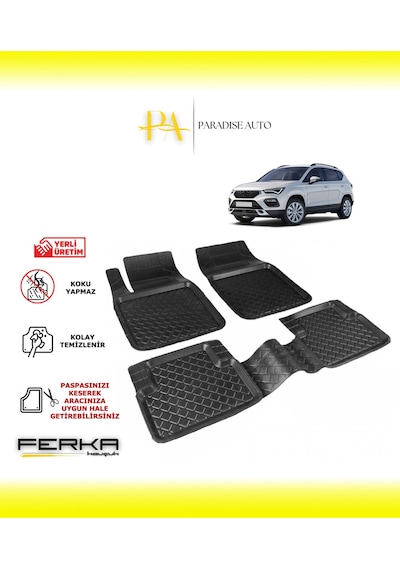 Seat Ateca 2016 Ve Üstü Uyarlanabilir Havuzlu Paspas