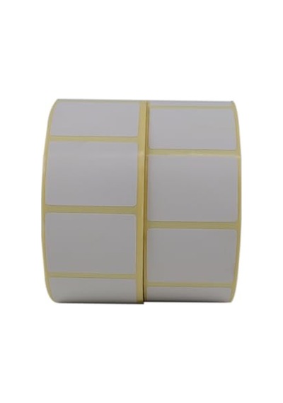 Al Hızlı Al Kuşe Etiket 40mm X 30mm Ruloda 1500x2 Adet 2 Rulo 40mm Çapında Baskısız Barkod Yazıcı Etiketi Diğer