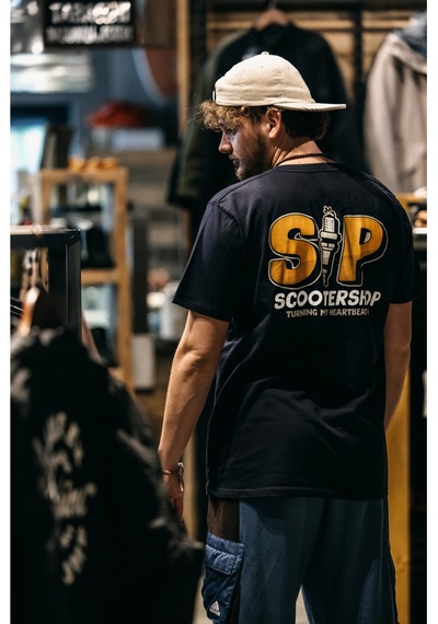 Sıp Scootershop Sıp T-shirt - Turning My Heartbeat Up Lacivert / Sıp