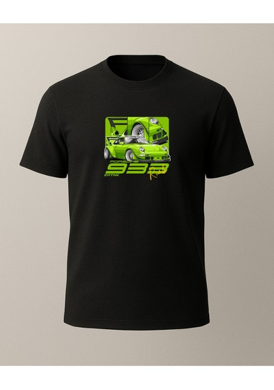 Hugo Boss 933 Baskılı T-shirt Siyah