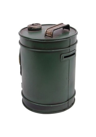 Dekoratif Metal Yakıt Bidonu Kumbara 1304b-1177