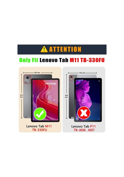 Lenovo Tab Tb311fu Zaek0030tr Uyumlu 360 Dönerli Tablet Kılıfı + Kalem Arka Kapak