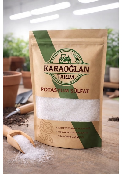 Saf Potasyum Sülfat 2 Kg - Sebze, Meyve Ve Çiçekler İçin Verim Artırıcı Üst Gübre 1 Adet