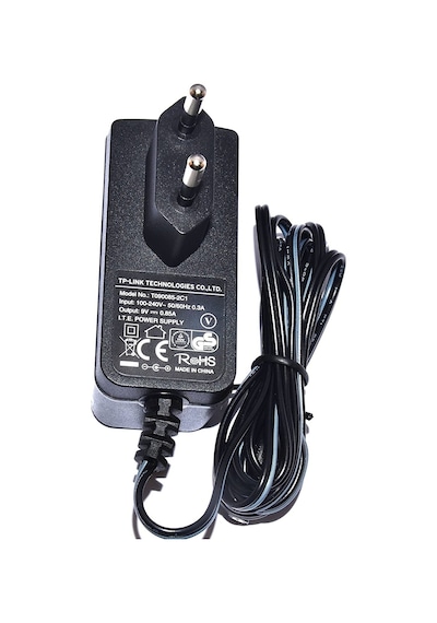 Tp-link 9v 0.85a Modem Ve Arduino Uyumlu Plastik Kasa Priz Tipi Adaptör T090085-2c1