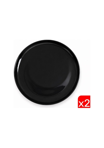 Kütahya Porselen Moderna Servis Tabağı Siyah 24cm Mod24du740104 2 Li