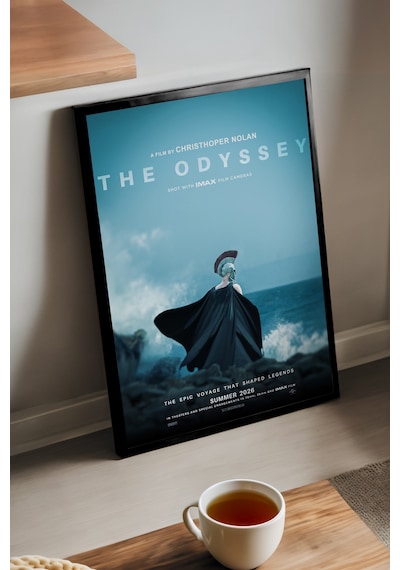 The Odyssey Siyah Ahşap Çerçeveli Poster, Film Duvar Tablosu