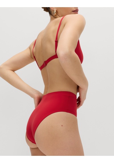 Marks & Spencer Yüksek Bel Bikini Altı T52001178W Kırmızı