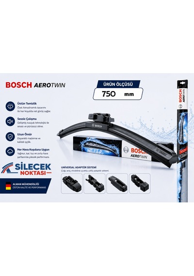 Bosch Aerotwin U Serisi 750mm Ap650u Standart 4 Aparatlı
