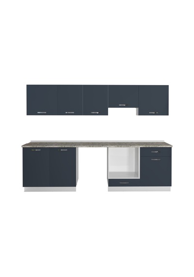 Decoraktiv Elite 280 Ankastre Fırın Modüllü Mdf Hazır Mutfak Dolabı - Tezgah Dahil - Antrasit Decoraktiv Elite 280 Ankastre Fırın Modüllü Mdf Hazır Mutfak Dolabı - Tezgah Dahil - Antrasit
