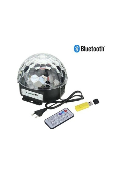Kumandalı Led Kristal Disko Topu Beyaz