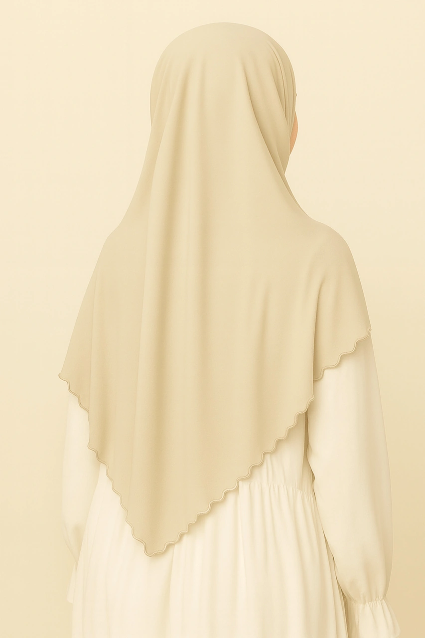 Mim Eşarp Enba Premium Jersey Sandy Şal - 75x190 Cm BEj