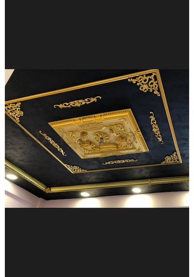 Diecor Dekoratif Polimer Mobilya, Duvar Ve Tavan Motifi Gold 65 X 10 Model:xa61