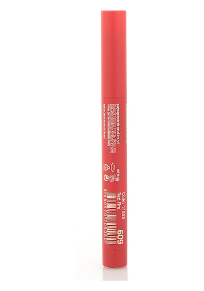Pierre Cardin Chubby Silky Matte Lipstick Waterproof Ruj 609 Red Fire