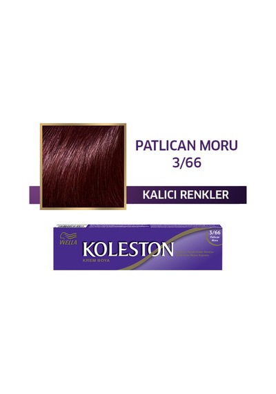 Koleston Single Tüp Saç Boyası 3/66 Patlıcan Moru