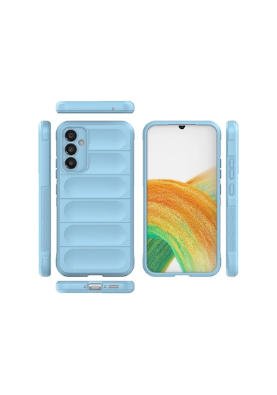 Newface - 890 - Samsung Galaxy Uyumlu A05s Kılıf Optimum Silikon - - Csmo-tex - Sky Blue