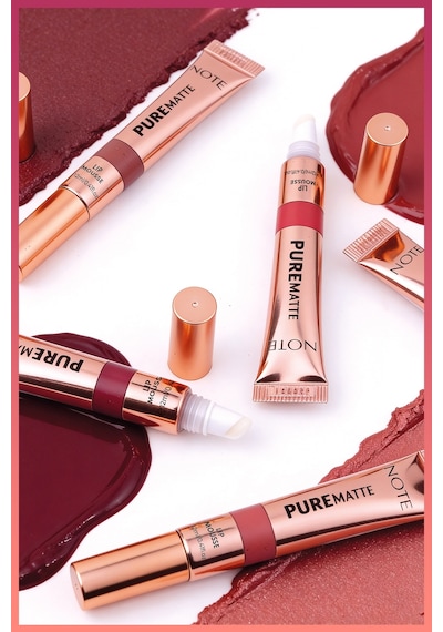 Note Pure Matte Lip Mousse 50 Cherry Wine Kadifemsi Mat Likit Ruj - Kırmızı
