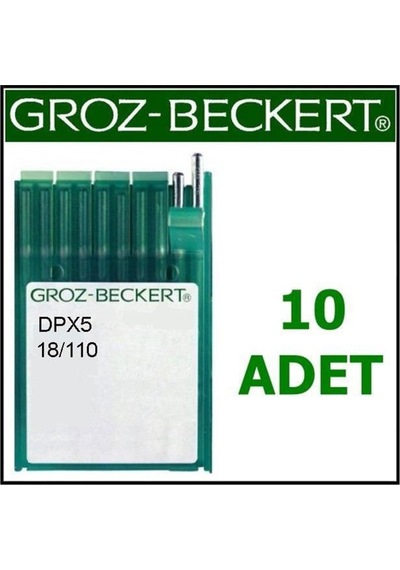 Groz Beckert Dpx5 Gebedur Düz Makine Iğnesi 18 Numara