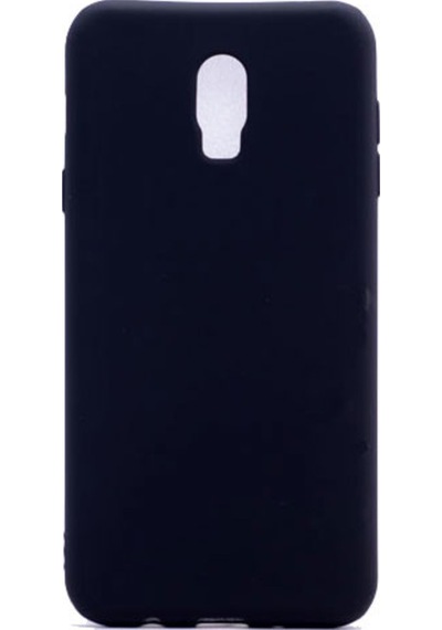 Samsung Uyumlu Galaxy C8 Kilif Mat Estetik Silikon Siyah 251607886