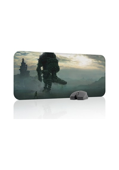 Shadow Of The Colossus Dikişli Kauçuk Oyuncu Mousepad V4 - 70x30 Xl Gaming Mouse Pad
