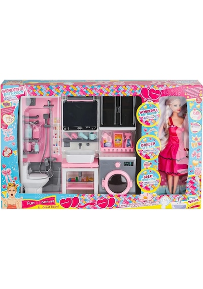 Oyd-02393 Bebek İle Banyo Seti Oyun Zamanı -oydaş Oyuncak