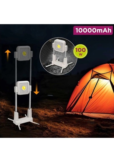 Katlanabilir Kamp Lambası Çok İşlevli Ultra Güçlü 4 Modlu Aydınlatma Çok Renkli