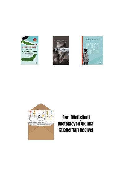 İki Yeşil Su Susamuru Midi Boy + Gelibolu Ciltli + Bir Yılbaşı Hikâyesi + Okuma Sticker'ları