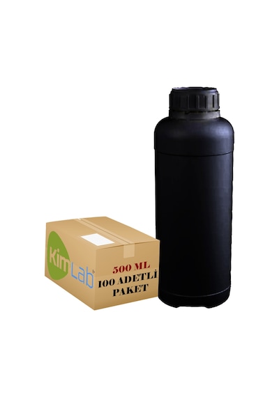Şişe Işık Geçirmez 1000 Ml - 25 Adetli Çok Renkli