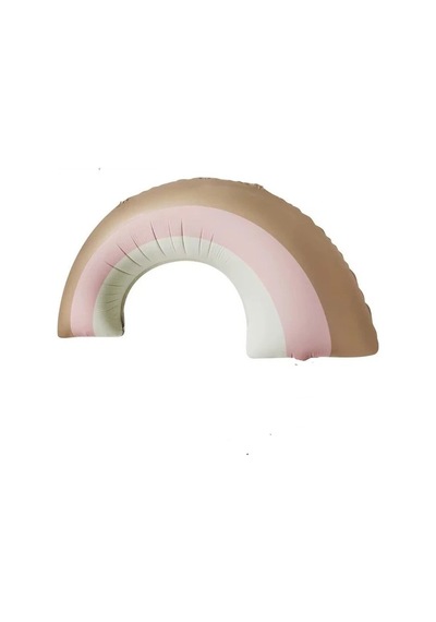 Retro Pembe Gökkuşağı Folyo Balon 81x44 Cm Çok Renkli