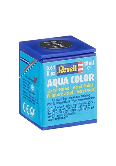 Aqua Color Su Bazlı Maket Boyası Mat - Antrasit Gri 18ml 0,15 L