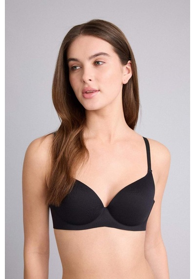 Defacto Micro Kaplı Yarım Dolgulu Balensiz Tişört Bra G9518ax26smbk81 Siyah-bk81