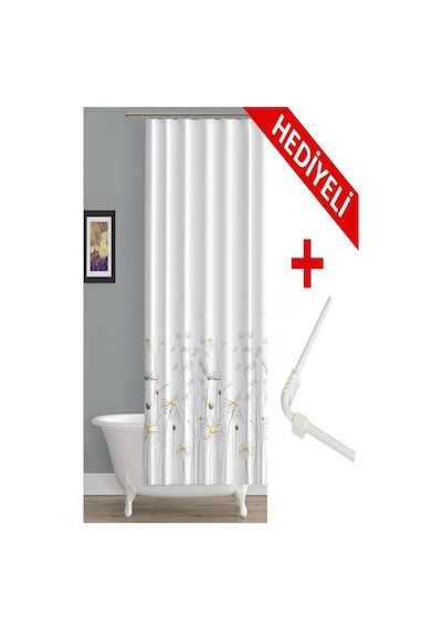 Prado Çift Kanatlı 2x120x200 Askı Ve Banyo Perdesi Çok Renkli