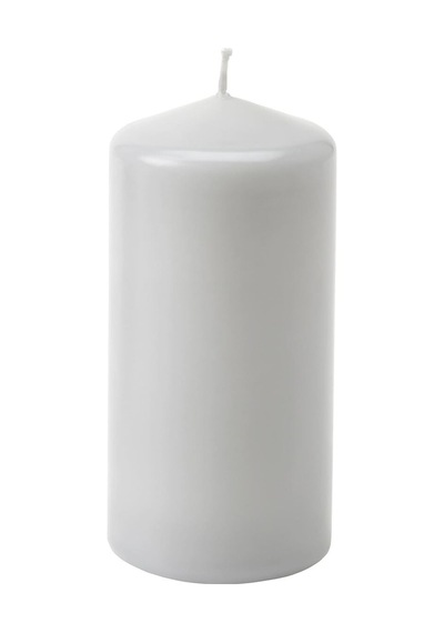 Blok Mum, Açık Gri, 14 Cm