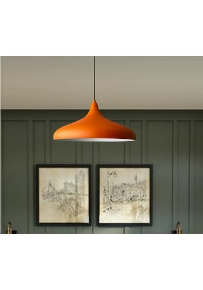 Mylights Metal Turuncu Sarkıt Modern - Spor Avize 35 CM