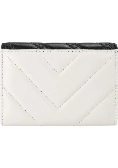 Kurt Geiger Flap Multi Card Holder, Deri, Kompakt Ve Çok Bölmeli Kartlık Beyaz