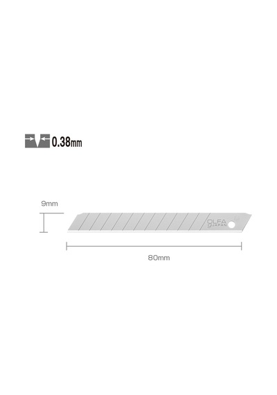 Olfa Ab-50 Standart Dar Maket Bıçağı Yedeği 50 Li
