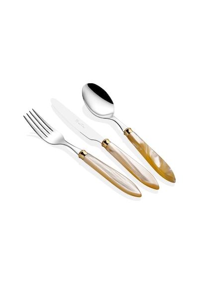 Rivadossi Agata Ring Krem 36 Parça Gold - Krem