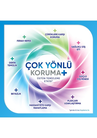 Çok Yönlü Koruma Beyazlatıcı Diş Macunu 50 Ml X 4 Adet Günlük Koruma