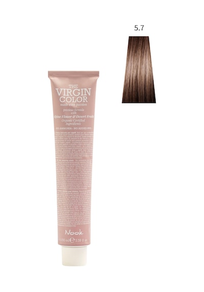Nook Virgin Color Profesyonel Saç Boyası 100ml-açık Kahve / Sütlü Kahve 5.7-brown Açık Kestane