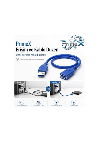 Metre Erkek Erkek Usb 3.0 Kablo 5 Metre Usb 3.0 Kablo Erkek Erkek Usb 3.0 Kablo Diğer