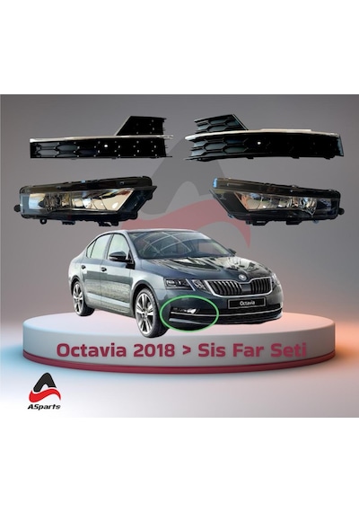 Skoda Octavia Sis Far Seti Krom 2018 - 2020 5E1198700