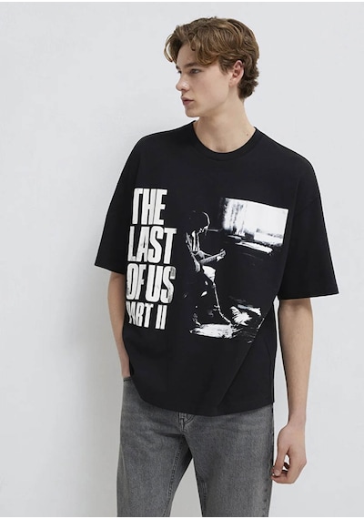 Mavi The Last Of Us Baskılı Siyah Erkek T-shirt M0613195-900