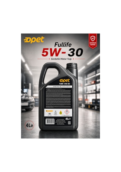 Opet Fulllife 5W-30 API SP Ilsac GF-6 Dexos1 Gen 2 Sentetik Motor Yağı