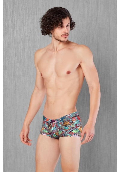 Doreanse Erkek Modal Çok Renkli Baskılı Torbalı Mini Paça Boxer (389420393) Doreanse Erkek Modal Çok Renkli Baskılı Torbalı Mini Paça Boxer (389420393)